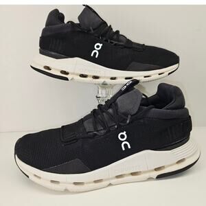 On Running Black and White Sneakers